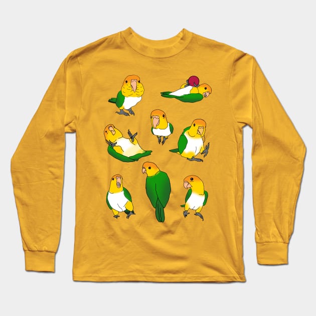 caique doodle pattern Long Sleeve T-Shirt by FandomizedRose